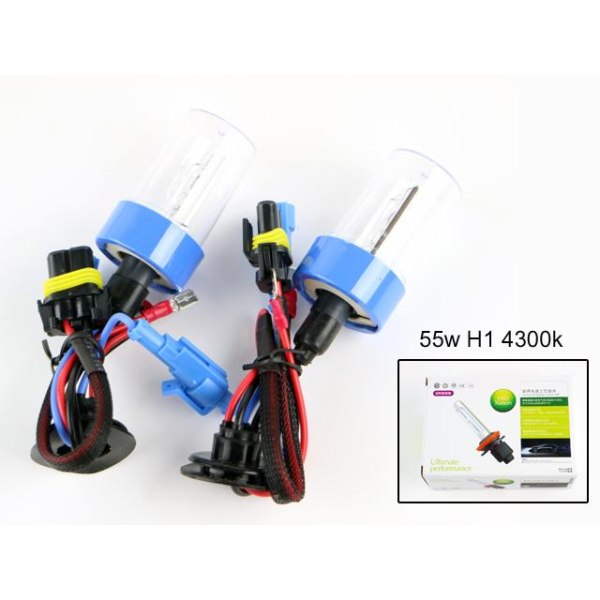 xenon lampor 55w H1 4300k 2-pack HID xenonlampor multifärg