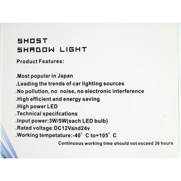 Citroen led Laserlogga styling till tex. bildörrar M3 M5 M6