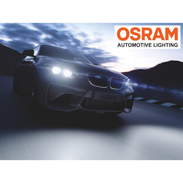 Osram H4 led lampor 6000K 1500 lumen 12v + 24v P43t Metall utseende