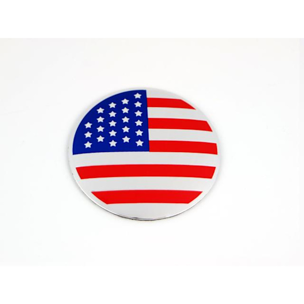 USA hjulnav emblem till fälgar och centrumkåpor 4-pack styling