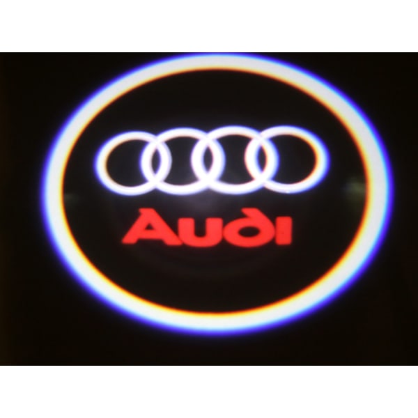 Audi Laser logga led till dörr A1 A3 A4 A5 A6 A7 A8 Q3 Q5 Q7 TT