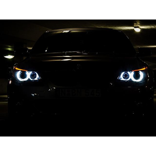 Angeleyes 80w Cree Led för BMW E39 E87 E60 E61 E63 E64 E65 E66 Silvergrå