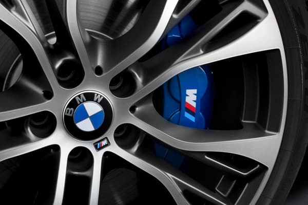 BMW M 9x17mm märken små emblem styling M3 M5 M6 styling 5-pack.