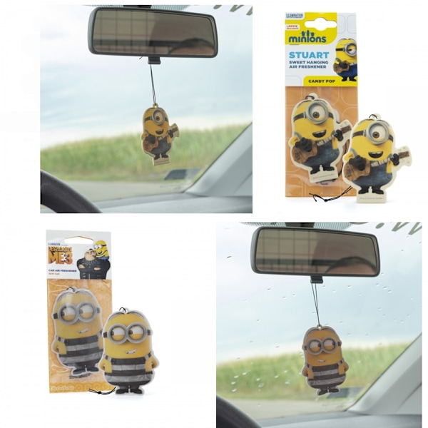 Minions doftgranar Candy pop , New Car , 4-pack 2+2st multifärg