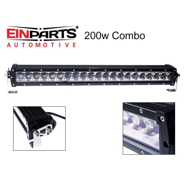 EINPARTS 200W Ledramp 23"  Combo 6000K led ramp Cree Svart