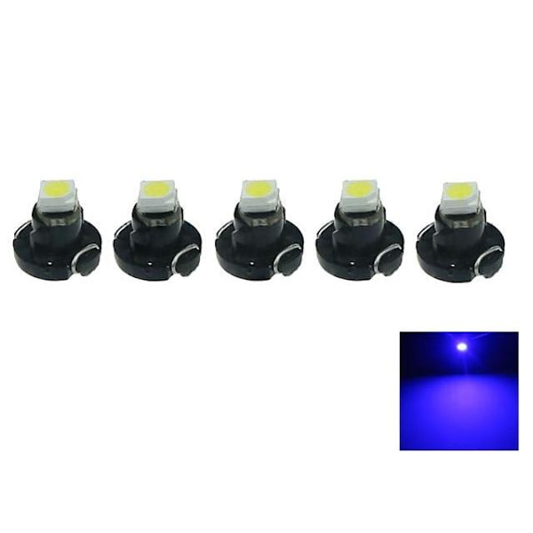 T3 Neo Wedge 5-pack. Blå LED-chip, instrumentpanelbelysning. Blåa 5-pack