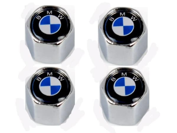 Ventilhattar BMW 4-pack, styling, fint set Krom
