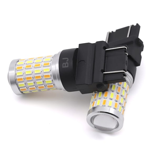 T25 3157 p27/7w  Led lampor gulvita chip Dualcolor 2-pack , multifärg