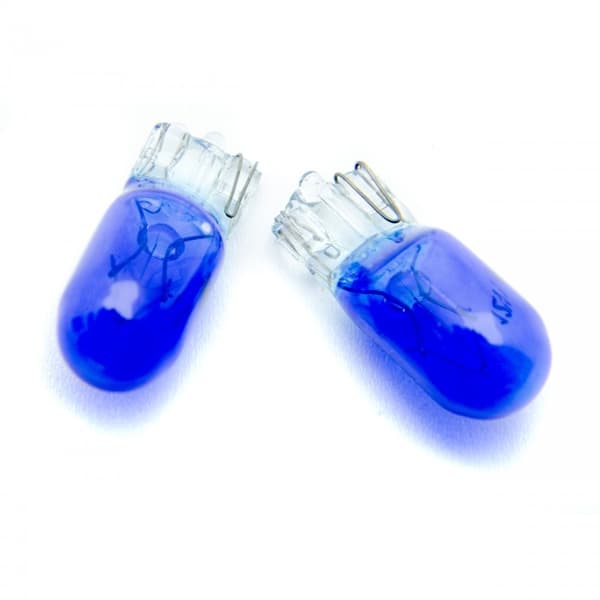 EINPARTS T10 w5w Position 5000k halogen lampor 12v 2-pack Blå