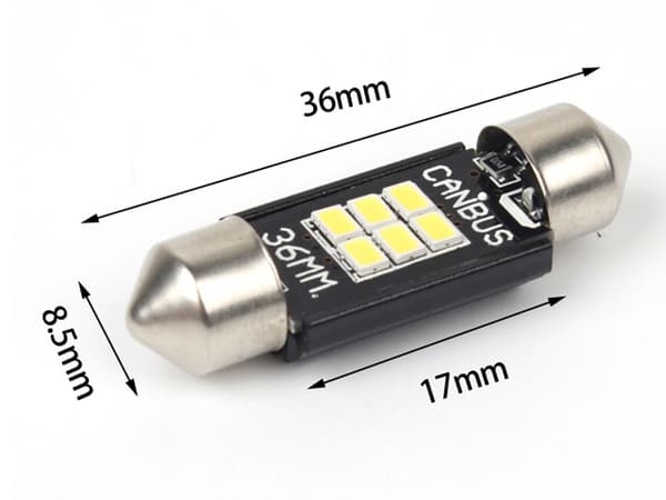 Canbus C5W 36mm Led 3020SMD 6000K 36 mm 2-pack 340LM