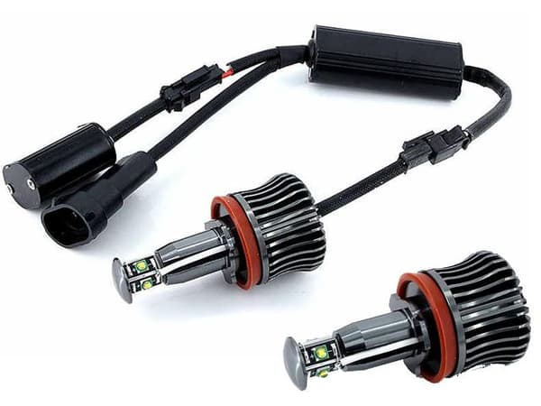 Angeleyes 40 W Cree LED BMW E60 E61 E90 E82 E92 E70 E71 F01 F02 Silvergrå
