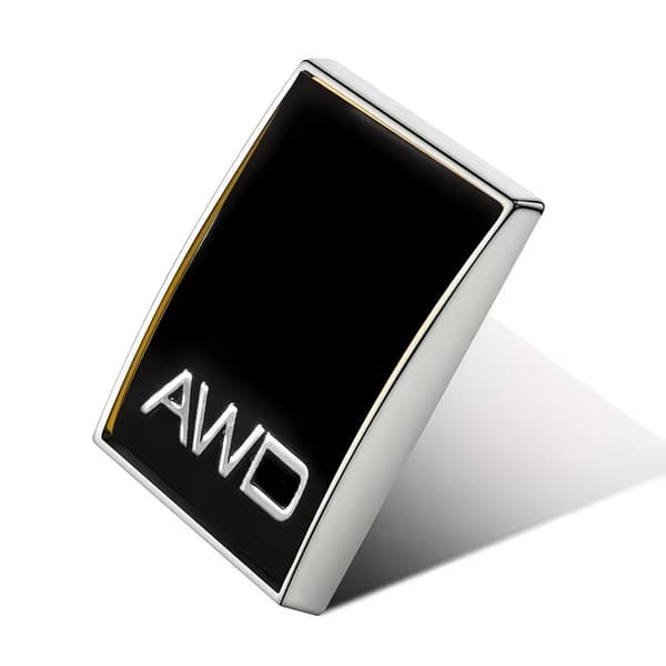 Emblem AWD svart/silver 2,2 x 2,7 cm, 1-pack till Volvo
