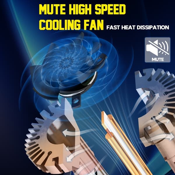 H9 / H11 90 W 6500 lumen G16 Canbus LED-kit 6000K 2-pack helljus