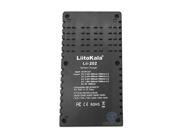 Batteriladdare för batteri AA AAA 18650 14500 Svart