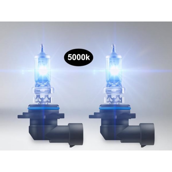 Osram Hb4 +100% COOL BLUE 5000k halogen lampor DC P22d 9006 Metall utseende