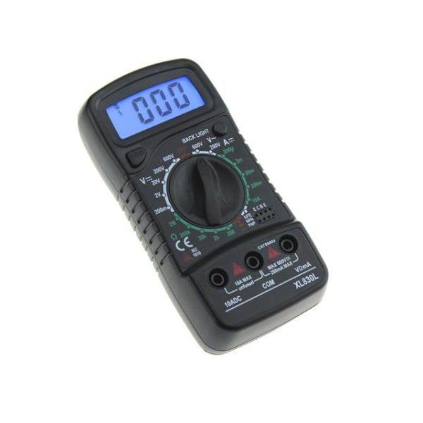 Multimeter XL830L för mätning av spänning , motstånd , volt mm Svart
