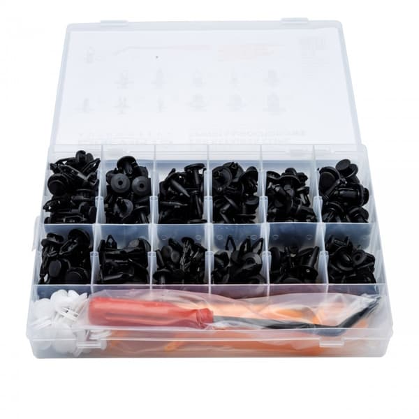 Interiörclips plastclips till fordon + verktyg bilfästklämmor