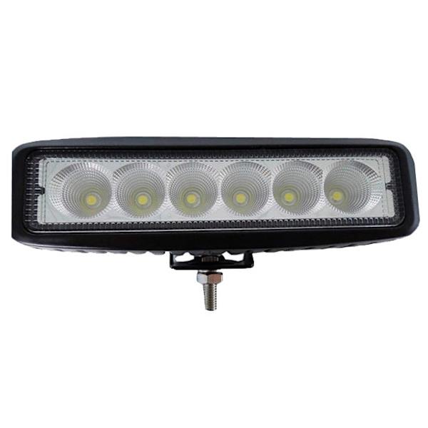 Led x2 18w 12 - 24V arbetsljus -  backljus mini ledramp Flood Svart