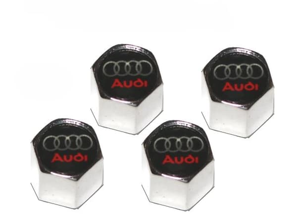 Ventilhattar till Audi  4-pack, styling, fint set Krom