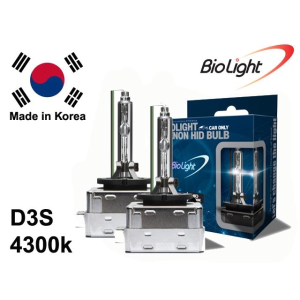 Biolight D3S 35W 4300k +50% Xenon lampor xenonlampor