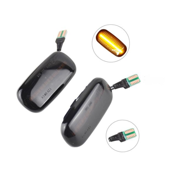 Led dynamisk blinkers Audi A3 A4 A6 Smoke lens  styling 2-pack