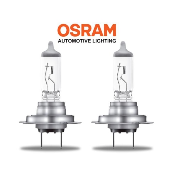 Osram H7 SUPER BRIGHT halogen premium lampor 12v DC px26d Metall utseende