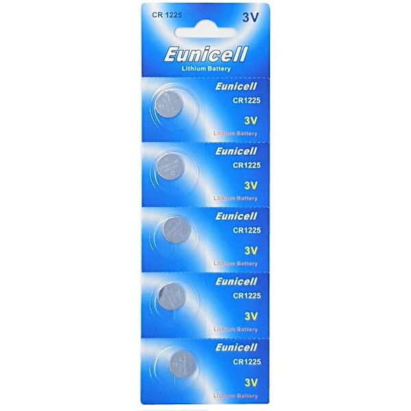 CR1225 5-pack Lithium batterier 3V