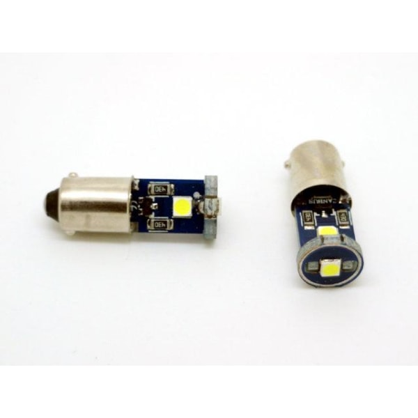 BA9S Canbus Blå Led 2-pack T4W  100 lumen Blå