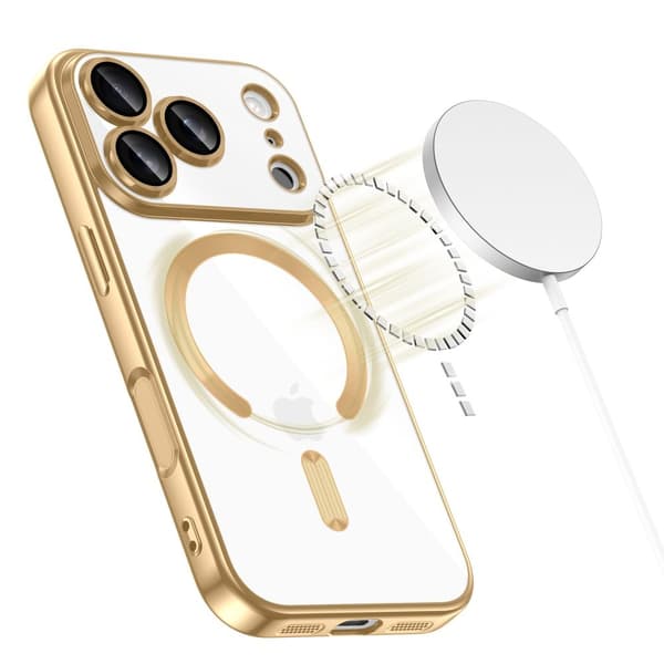 Tech-Protect iPhone 17 Pro Deksel MagSafe MagFlex Shiny Gold
