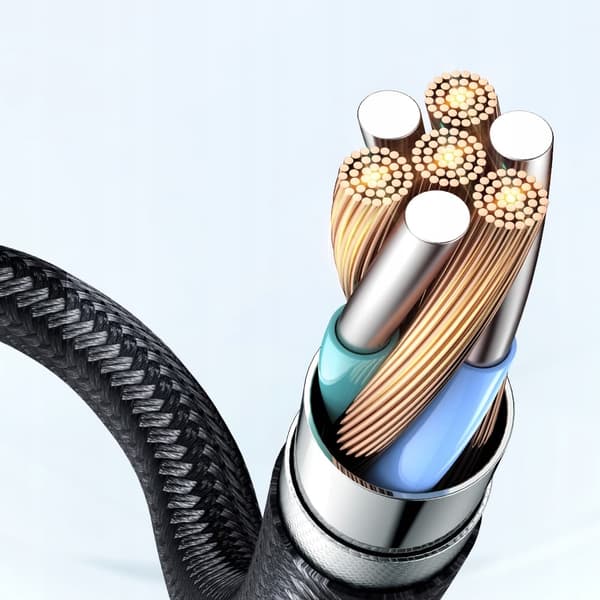 MCDODO VINKEL USB-C KABEL HURTIG OPLADNING TIL SAMSUNG USB TYPE C 6A 100W 2M