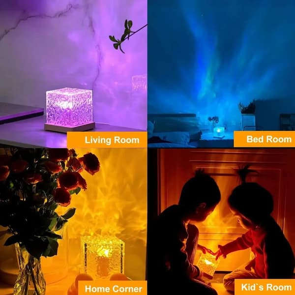 LED Havsprojektor med RGB-belysning – USB-driven Flerfärgad