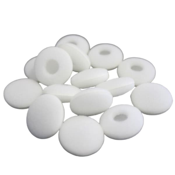 Öronkuddar för in-ear hörlurar 5 par Vit Vit White