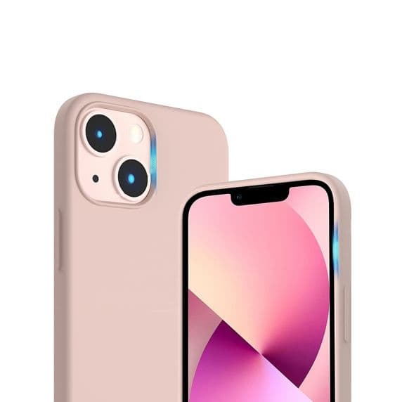 Silikoninen iPhone 13 -kuori - Vaaleanpunainen