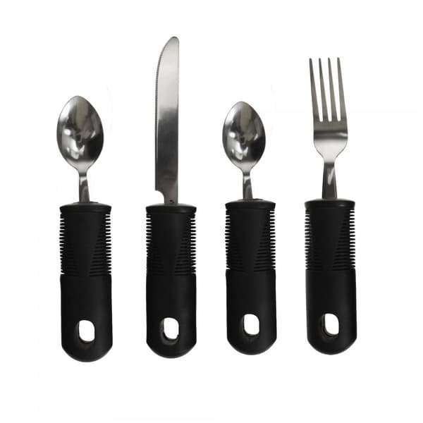 Ergonomiset aterimet - 4 osaa musta