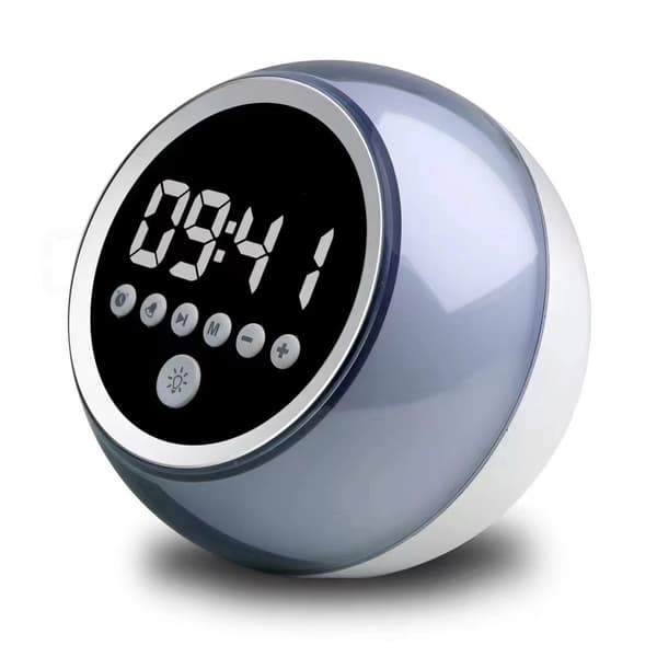 Digital atmosfærelampe, Bluetooth-høyttaler, multifunksjonell klokke