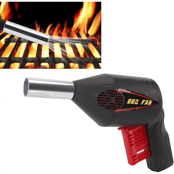 Bærbar Grillventilator - Luftblæser til Udendørs Grill