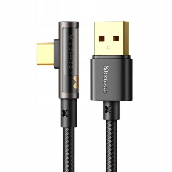 MCDODO VINKEL USB-C KABEL SNABBLADDNING FÖR SAMSUNG USB TYP C 6A 100W 2M