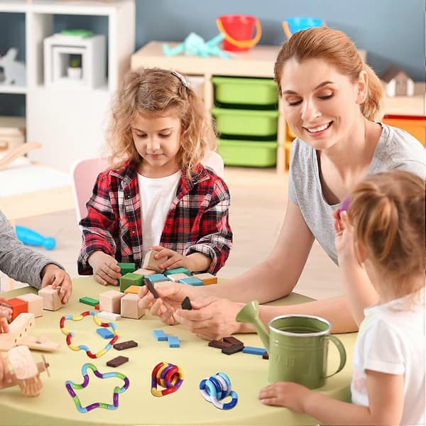 12 stk. Tangles Stress Relief Fidget Legetøj, Fingerlegetøj, Afslapningsterapi Stress