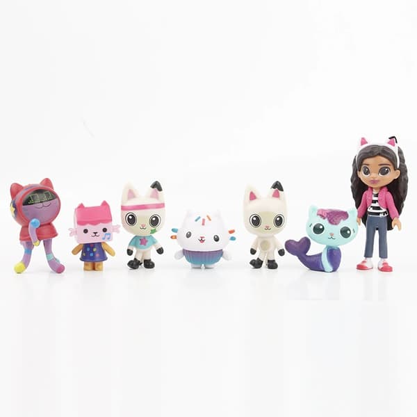 13 st/set Gabby's Dollhouse Figur Modell Leksaker Dockor Tårtdekoration Barnpresent