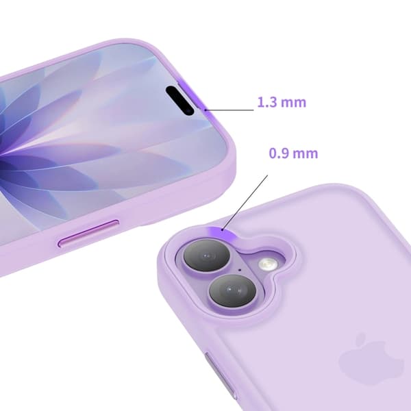 Tech-Protect Mobildeksel til iPhone 17 Magmat - Matt Lavendel Lilla