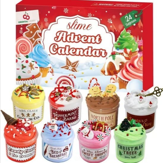 Slem Adventskalender 2026 för barn 24-dagars julnedräkningskit