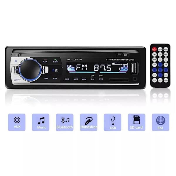DIN Bluetooth-autostereot handsfree Hot C1