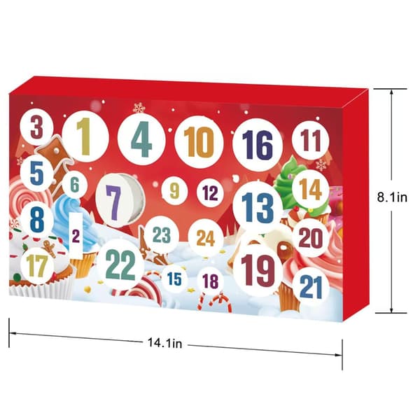 Slem Adventskalender 2026 för barn 24-dagars julnedräkningskit