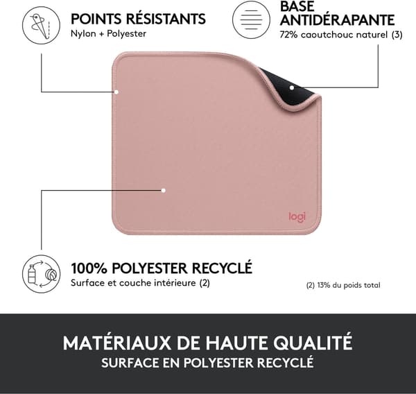 Musematte, datamusematte, sklisikker gummibase, enkel glidning