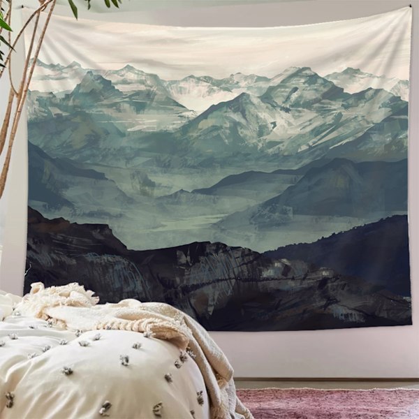 Auringonlaskun metsämaisema -seinätekstiili, kodinsisustus (HC-M24) 150*200cm