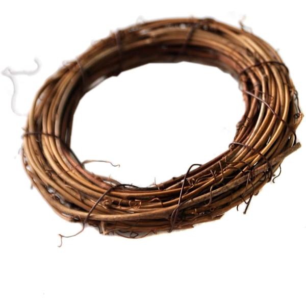 DIY-askartelu luonnon viiniköynnös seppeleet (7,9 tuumaa, 2 kpl)