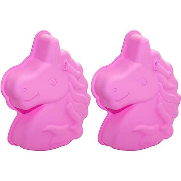 Enhörningskakform Rosa Enhörningskakform Silikon Enhörningskakform M