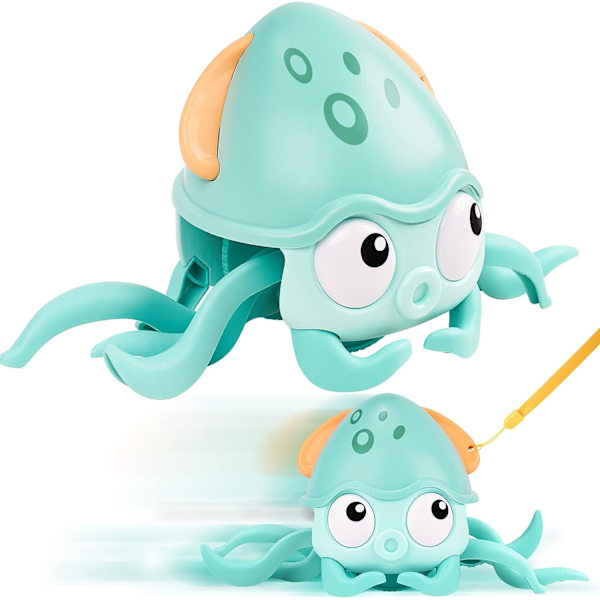 Krybende blæksprutte amfibie badelegetøj optræk tegneserie Kawaii Octo