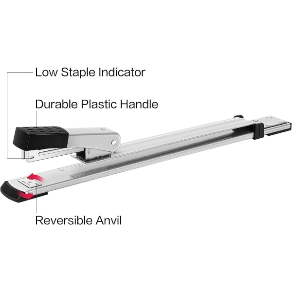 Lång räckvidd häftapparat - 25 ark kapacitet - Standard lång arm häftapparat