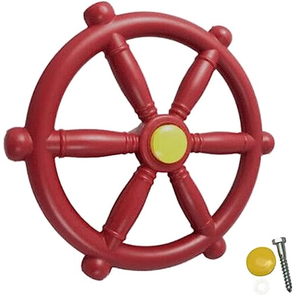 Boat Rudder, Outdoor Play Equipment -Red